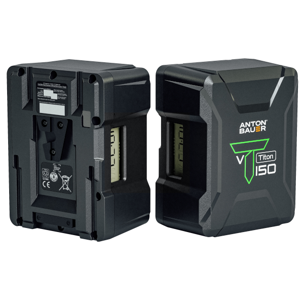 Anton Bauer Titon 150 V-Mount Battery - side by side