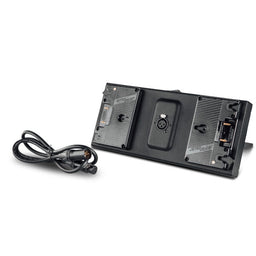 Litepanels Gemini Dual Battery Bracket - Gold Mount with XLR Cable
