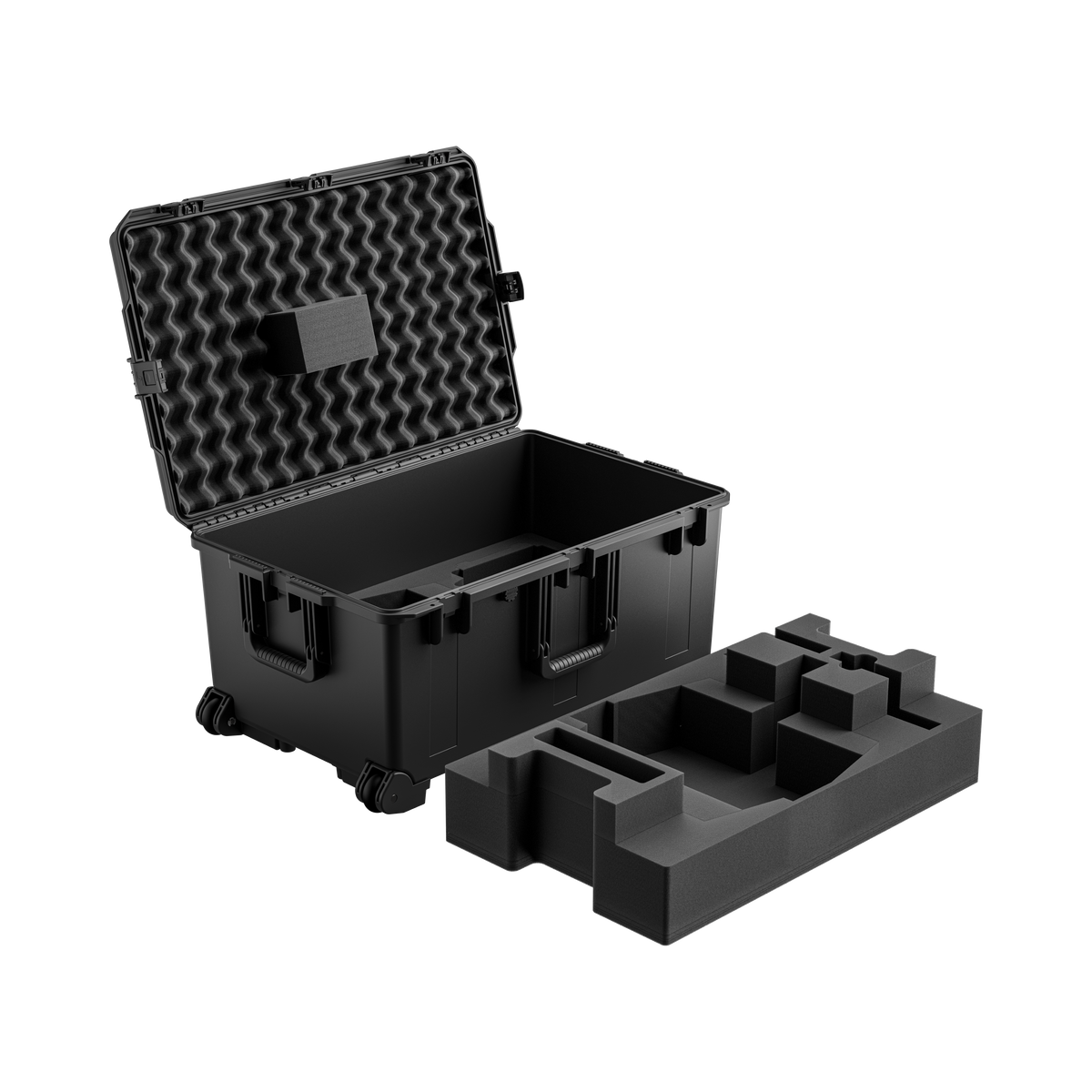Litepanels Astra IP Traveler kit in its open Pelican case