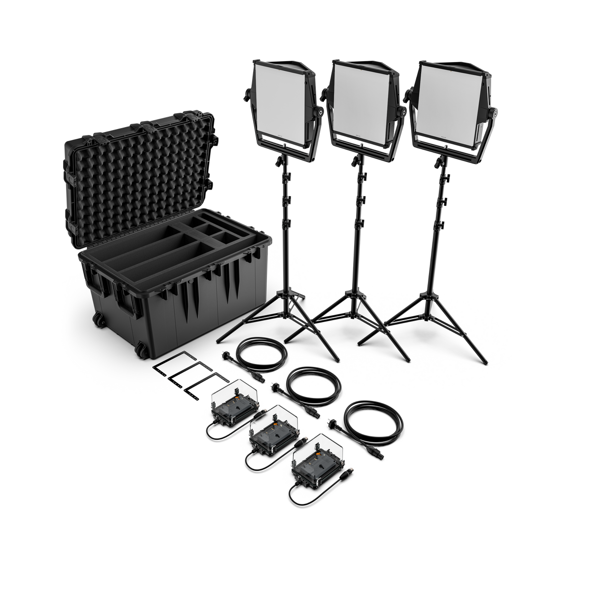 Astra IP 1x1 Traveler Trio Gold Mount kit contents, 936-1413
