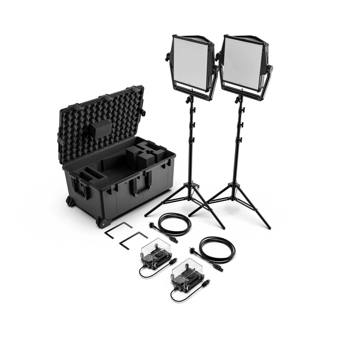 Astra IP 1x1 Traveler Duo V-Mount kit contents, 936-1422
