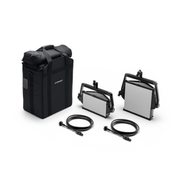 Litepanels Astra IP 1x1 and Half Duo light carry case kit contents, 936-2412