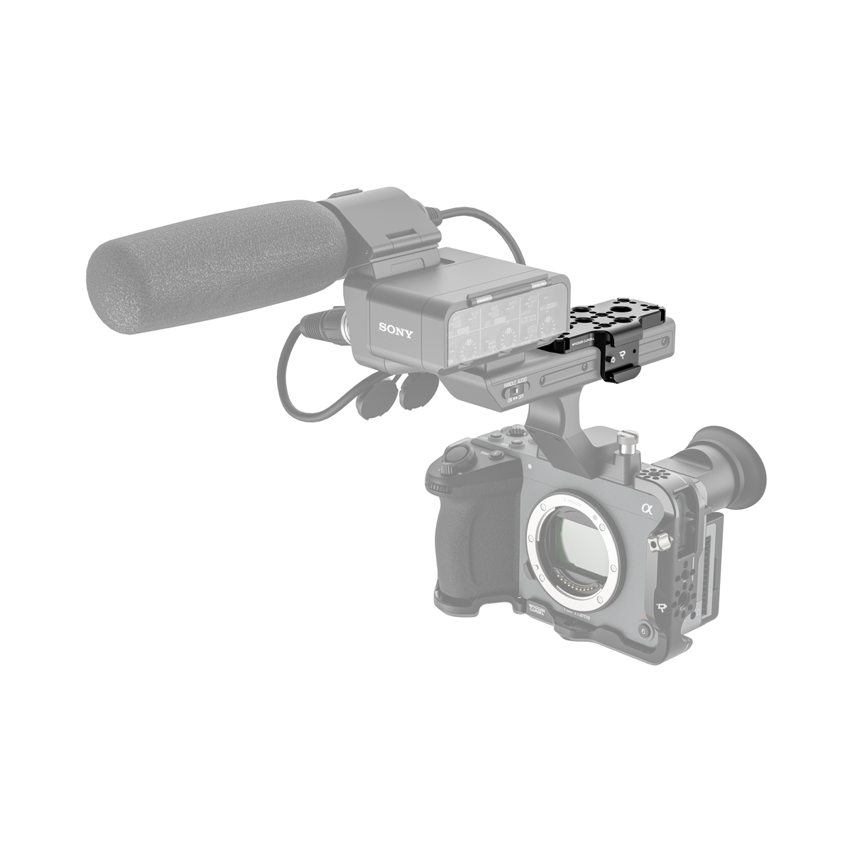 Wooden Camera Carry Handle Cheese Plate for Sony FX3/FX30, FX2