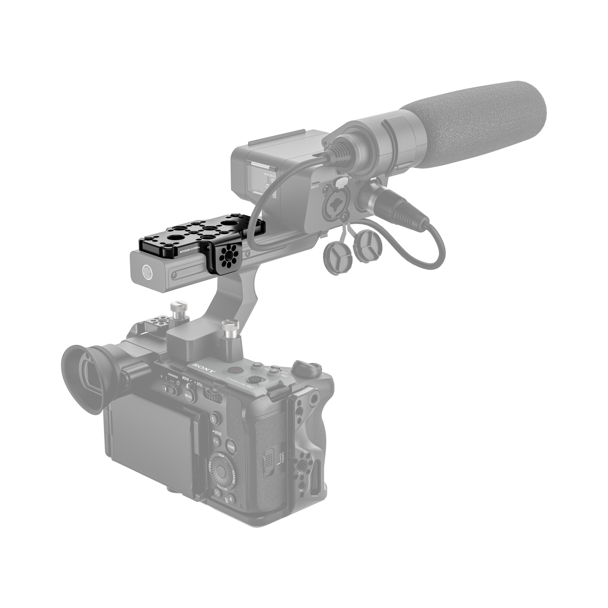 Wooden Camera Carry Handle Cheese Plate for Sony FX3/FX30, FX2