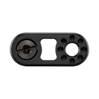 Wooden Camera Offset Bracket with Pins (3/8"-16 Male x 3/8"-16 Female)