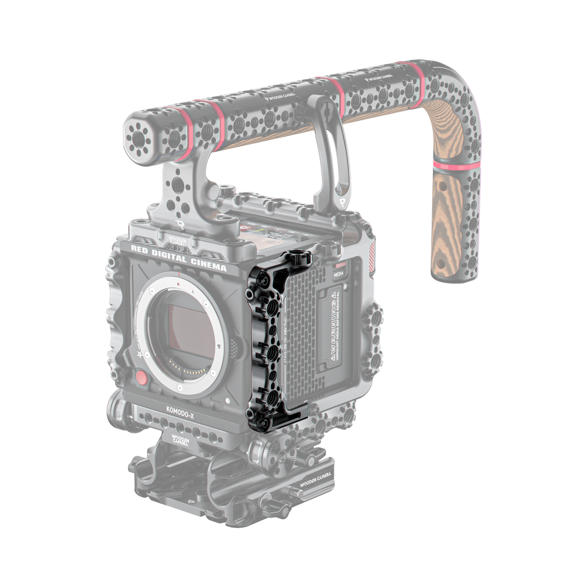 Wooden Camera Side Rail - Left (RED® KOMODO®, KOMODO-X®)