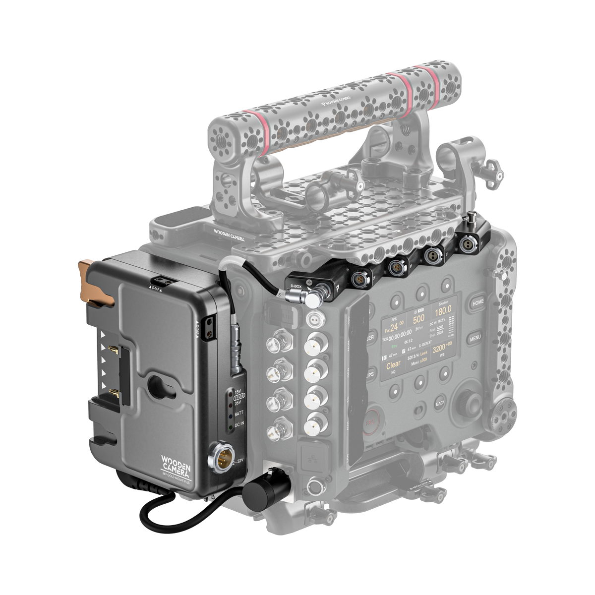 Wooden Camera Gold Mount Plus D-Box® System for Sony VENICE