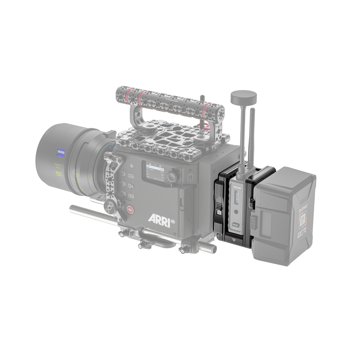 Wooden Camera Cradle for Bolt 6 LT TX B-Mount (12/24V)