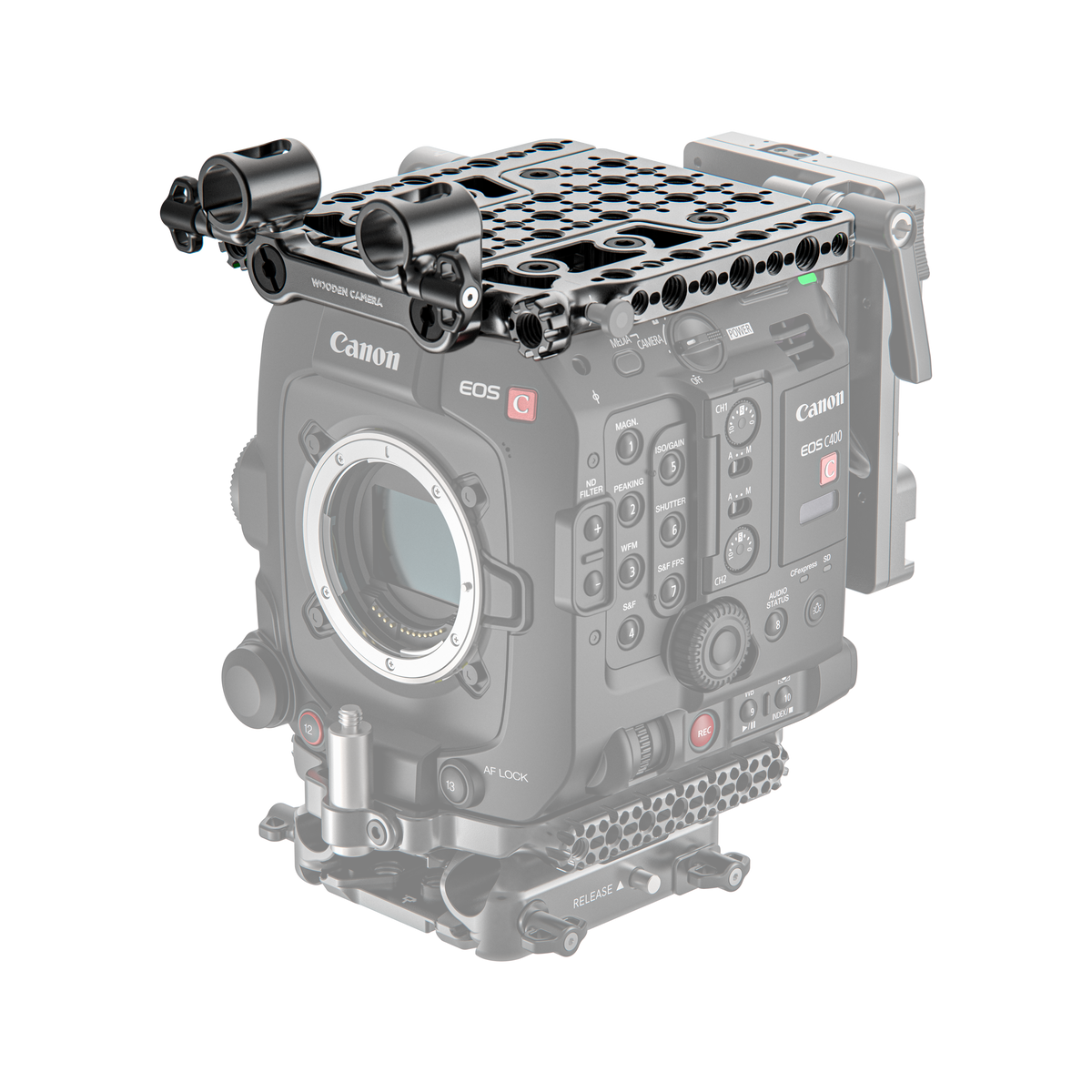 Wooden Camera Top Plate System for Canon EOS C400