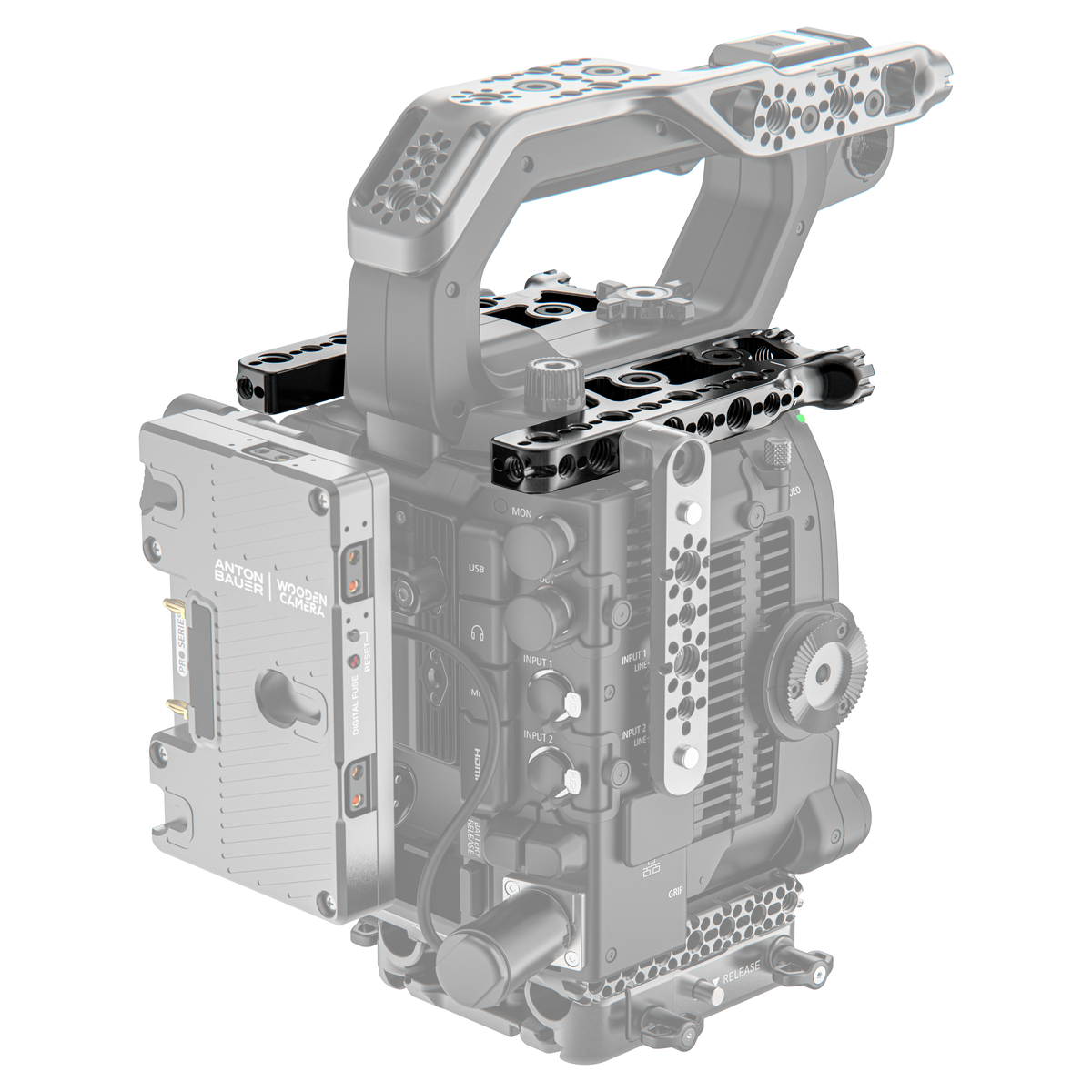 Wooden Camera Top Plate System for Canon EOS C400