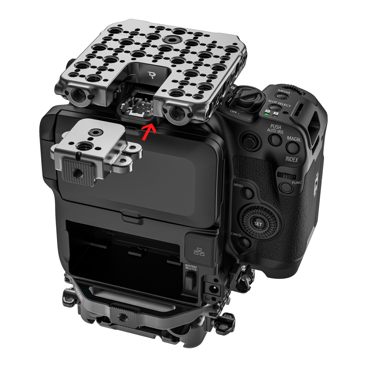 Wooden Camera Top Plate for Canon EOS C80