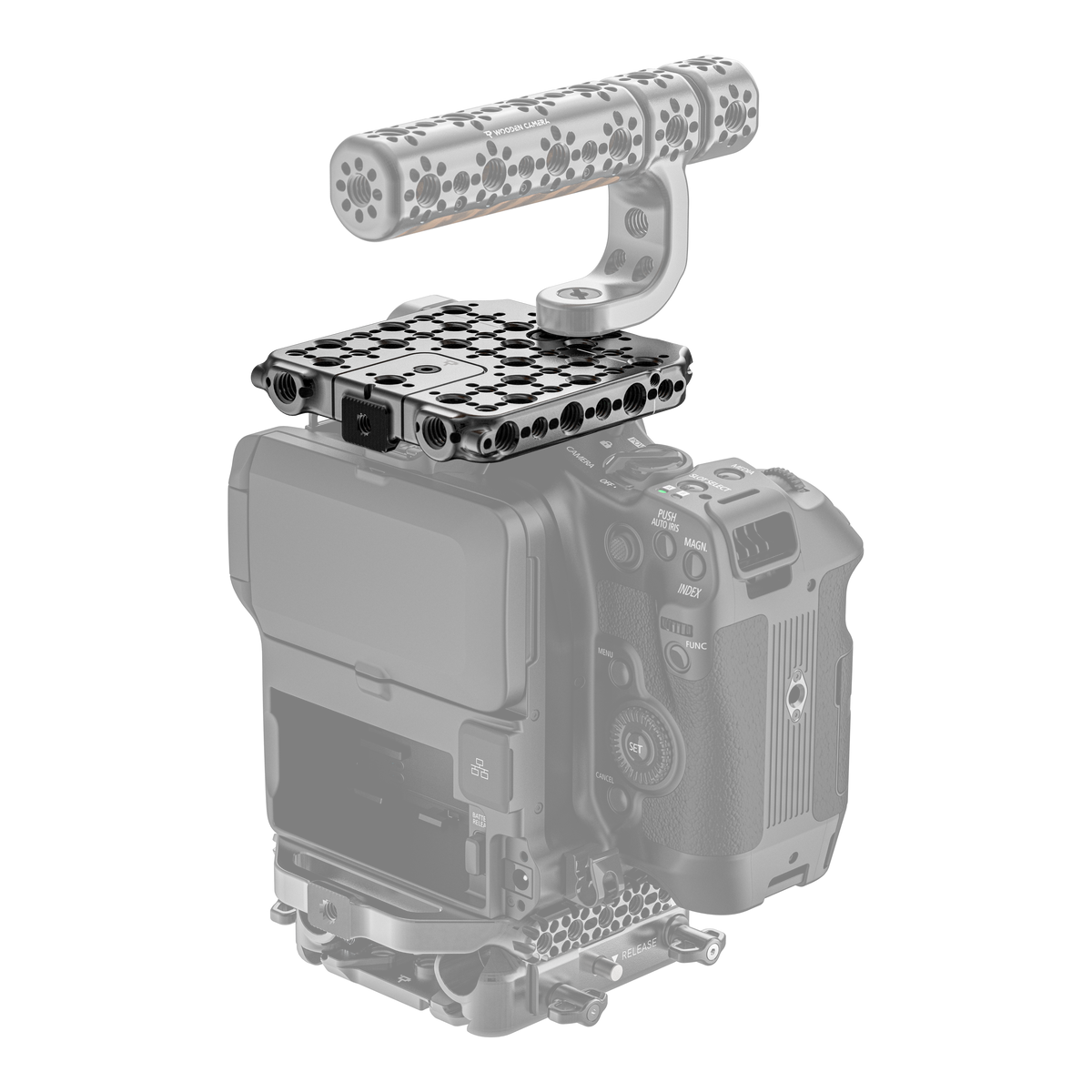 Wooden Camera Top Plate for Canon EOS C80