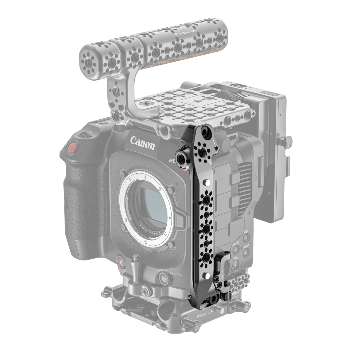 Wooden Camera NATO Side Rail for Canon EOS C80