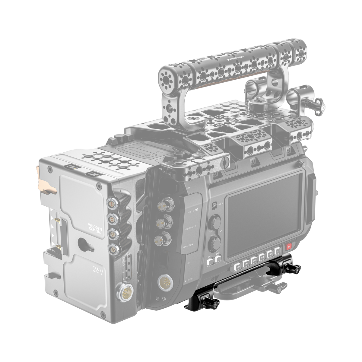 Wooden Camera Riser Plate for Blackmagic URSA Cine 12K/17K
