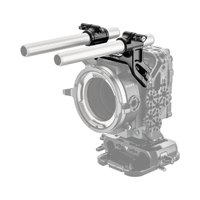 Wooden Camera Cage Mount Top Dual Rod Clamp for Sony Rialto Mini