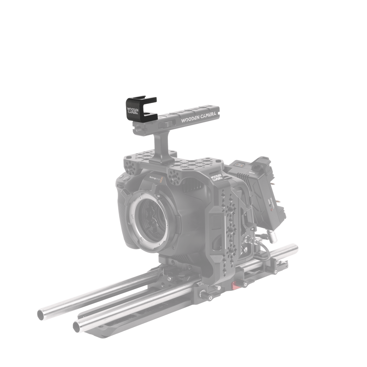 Wooden Camera Cold Shoe Riser Bracket (3/8"-16)