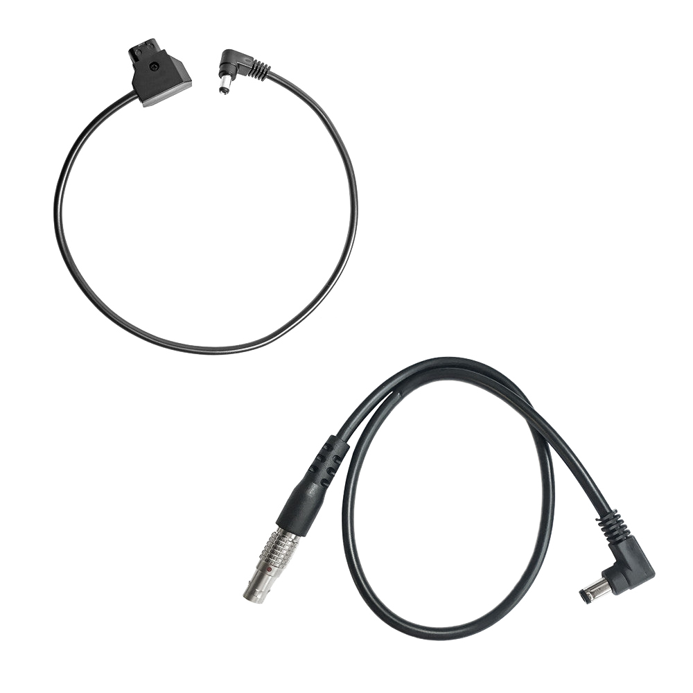 Teradek 2-Pin to Right-Angle Barrel Power Cable, 18in
