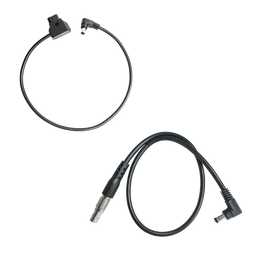 Teradek 2-Pin to Right-Angle Barrel Power Cable, 18in