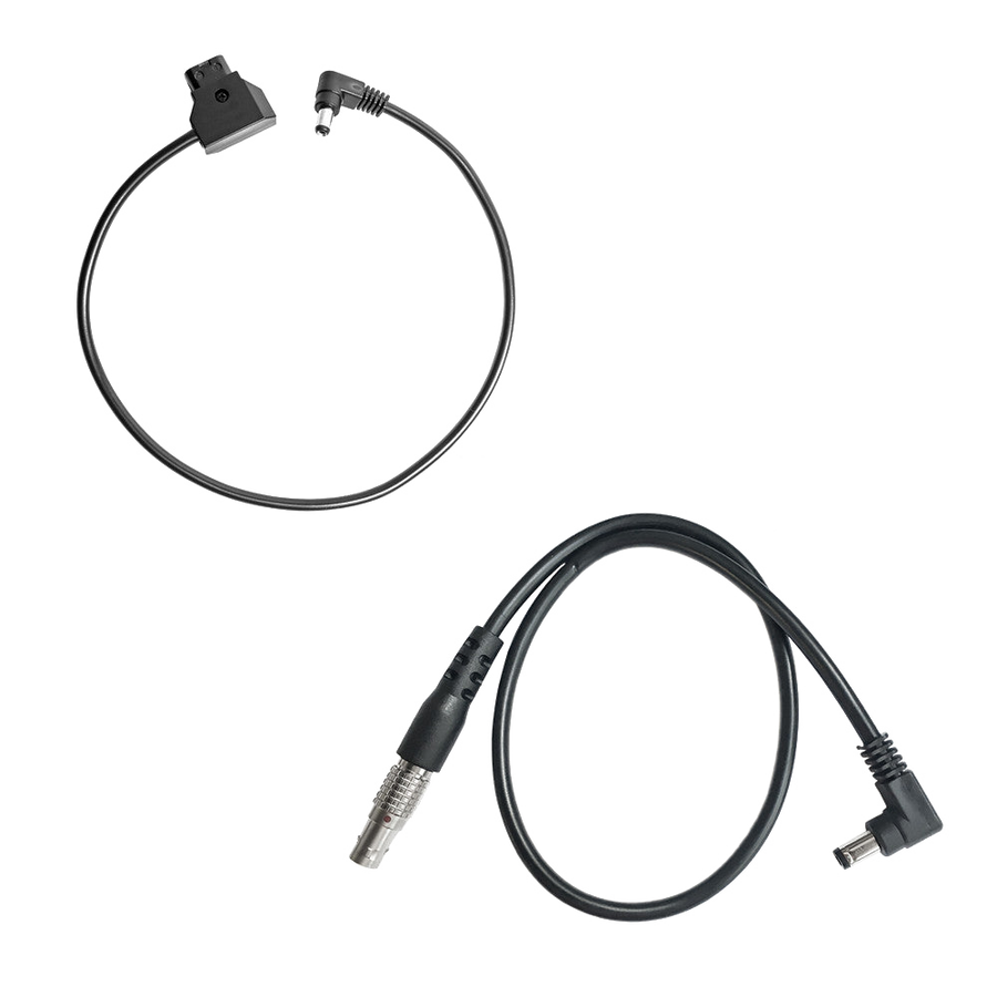 Teradek 2-Pin to Right-Angle Barrel Power Cable, 18in