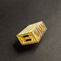 Apple Box Enamel Pin side