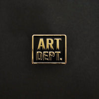 Art Department Enamel Pin front
