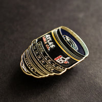 50mm Atlas Anamorphic Lens Enamel Pin side