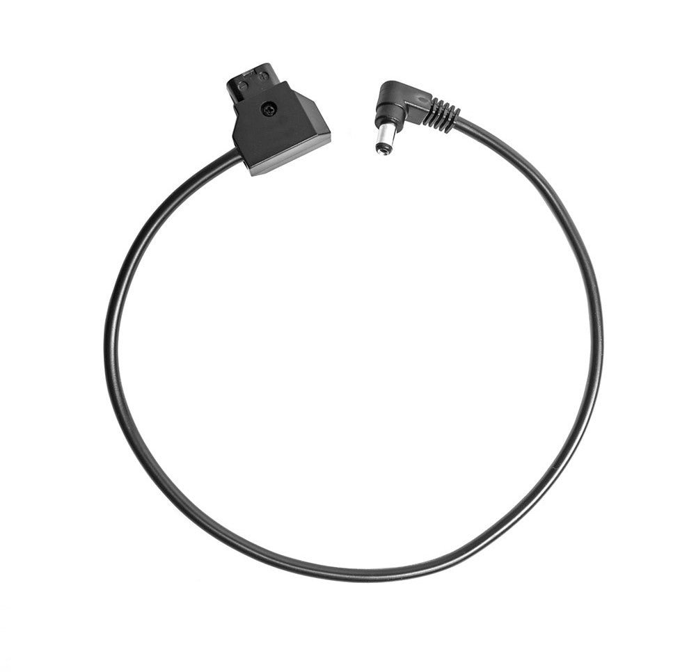 Teradek P-Tap to Right-Angle Barrel Power Cable, 18in