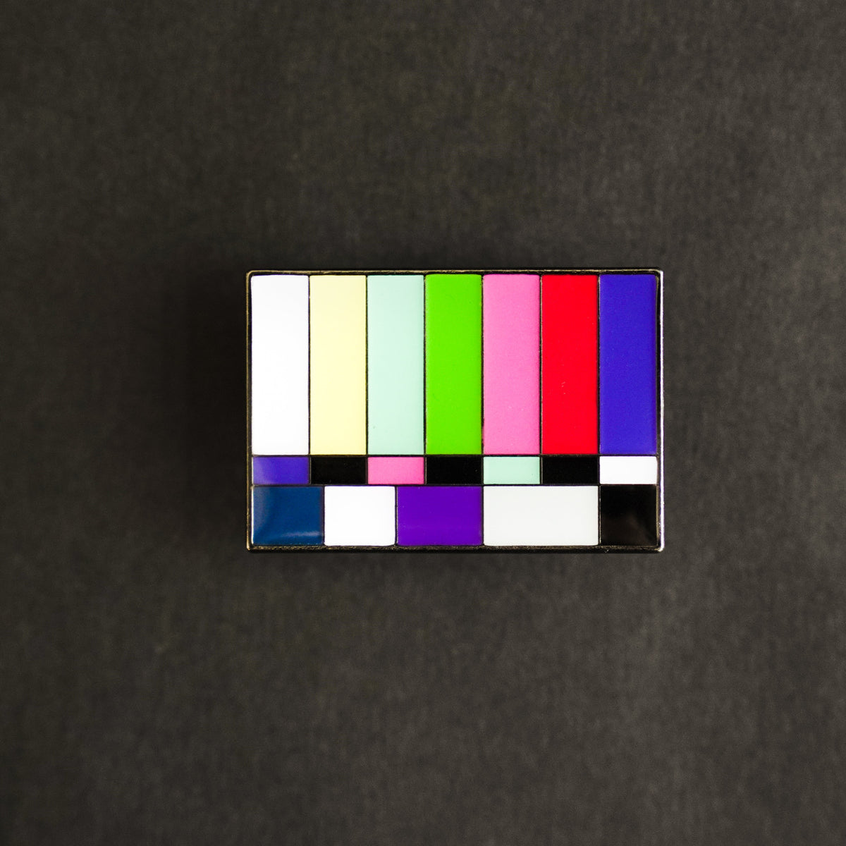 Bars and Tone Enamel Pin front