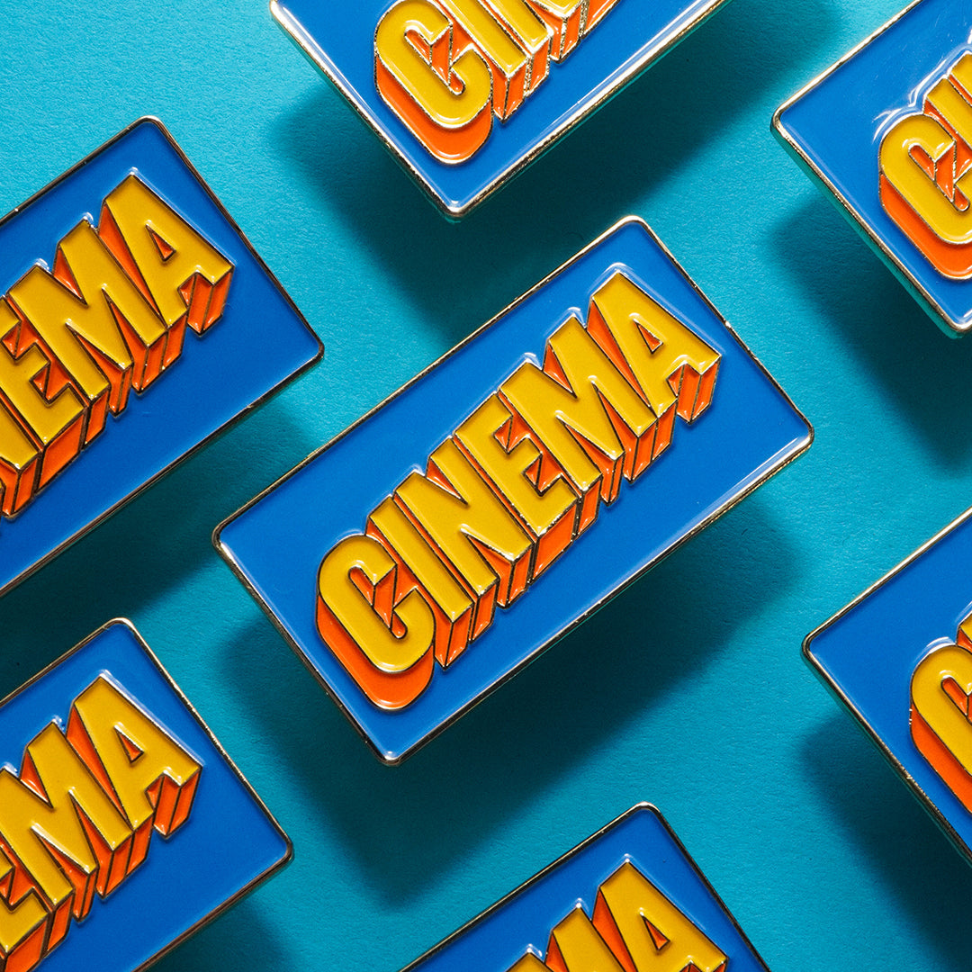 Cinema Enamel Pin lifestyle