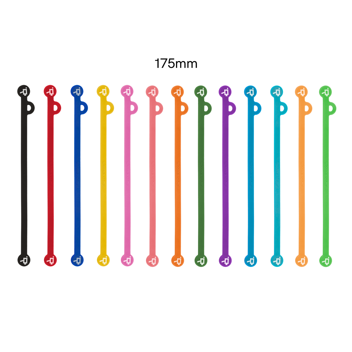 Wooden Camera Cine Mag Ties - Orange - 105mm