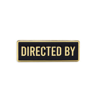 Film Pin Society Directed By Credit Enamel Pin