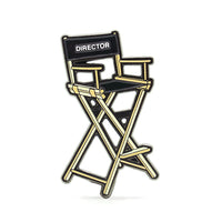 Film Pin Society Director's Chair Enamel Pin