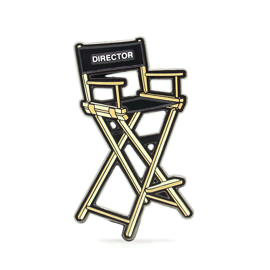Film Pin Society Director's Chair Enamel Pin