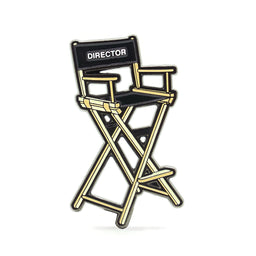Film Pin Society Director's Chair Enamel Pin