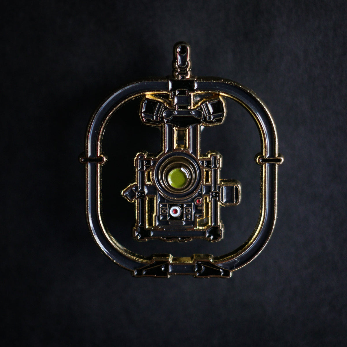 Camera Stabilizer Enamel Pin detail