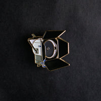 4K HMI Light Enamel Pin detail