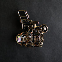 Doc Camera Enamel Pin detail