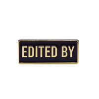 Film Pin Society Edited By Credit Enamel Pin
