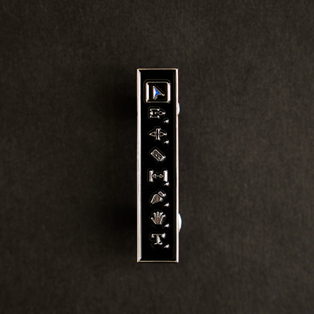 Editor's Toolbar Enamel Pin front