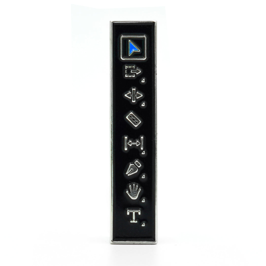 Film Pin Society Editor's Toolbar Enamel Pin