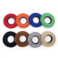 OpenMoon round microfiber eye cushion