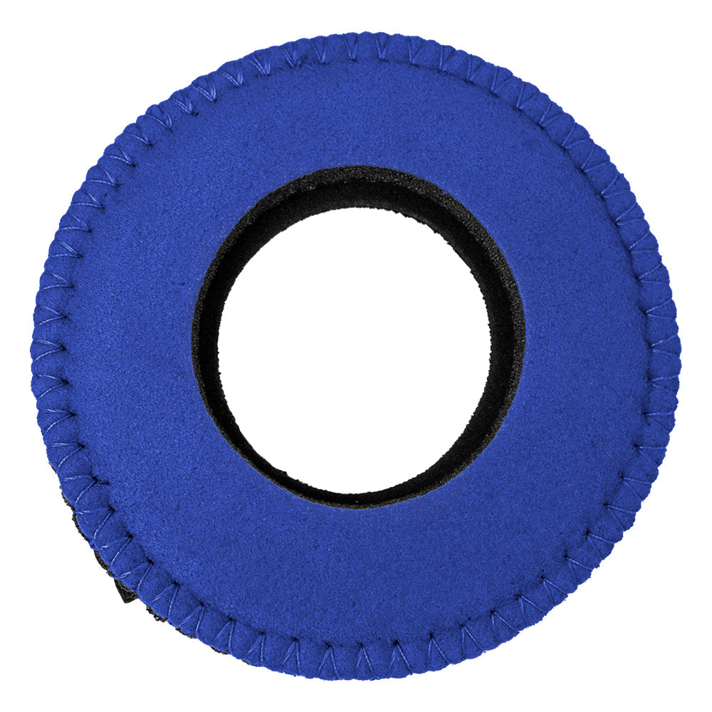 OpenMoon round microfiber eye cushion in blue