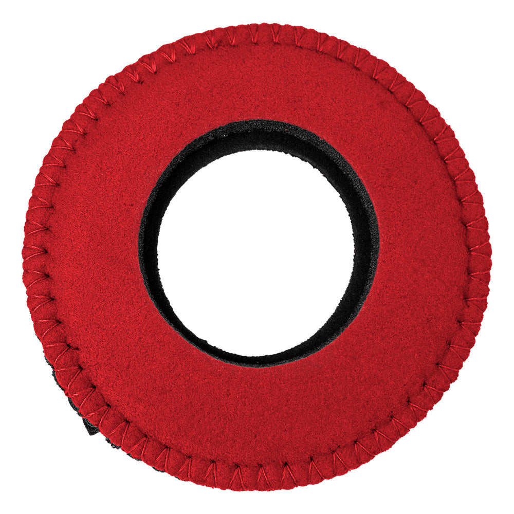 OpenMoon round microfiber eye cushion in red