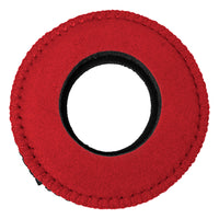OpenMoon round microfiber eye cushion in red
