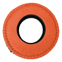 OpenMoon round microfiber eye cushion in orange