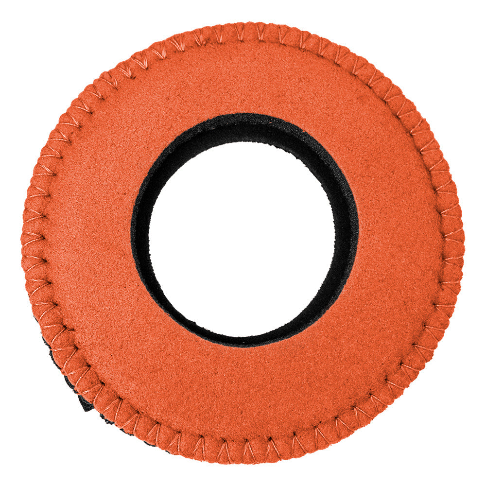 OpenMoon round microfiber eye cushion in orange