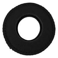 OpenMoon round microfiber eye cushion in black