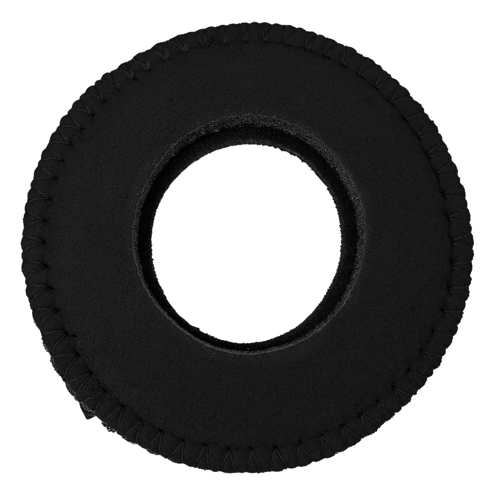OpenMoon round microfiber eye cushion in black