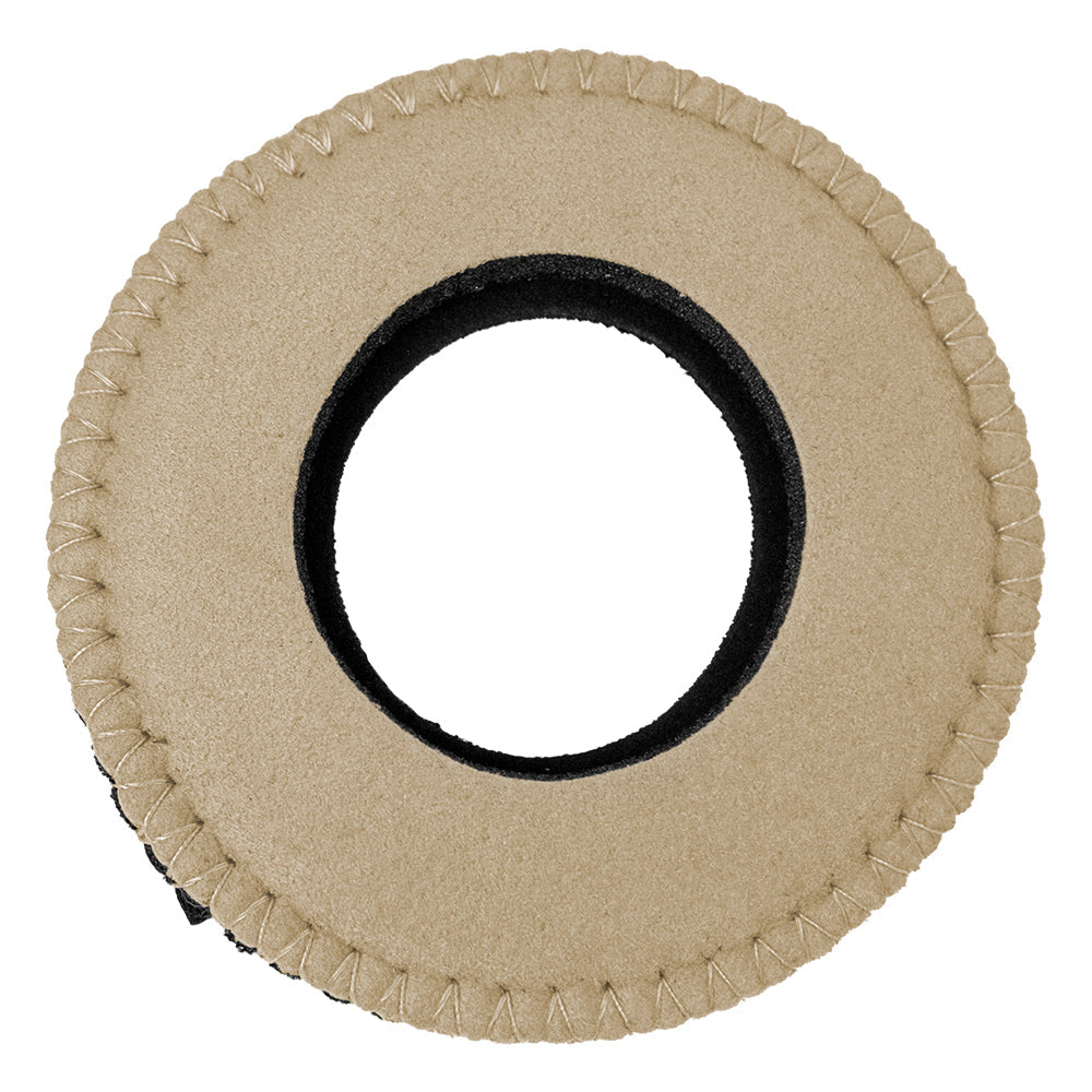 OpenMoon round microfiber eye cushion in khaki