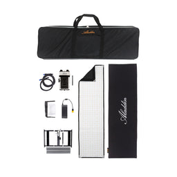 Aladdin BI-FABRIC 4 Kit (200W Bi-Color) w/ Gold-Mount and Kit Case